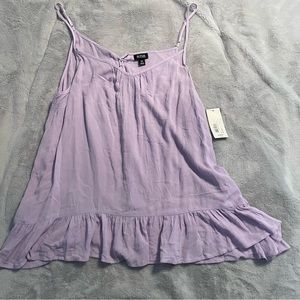- NWT A.N.A women’s thin strap top. Size XXL, pastel purple.